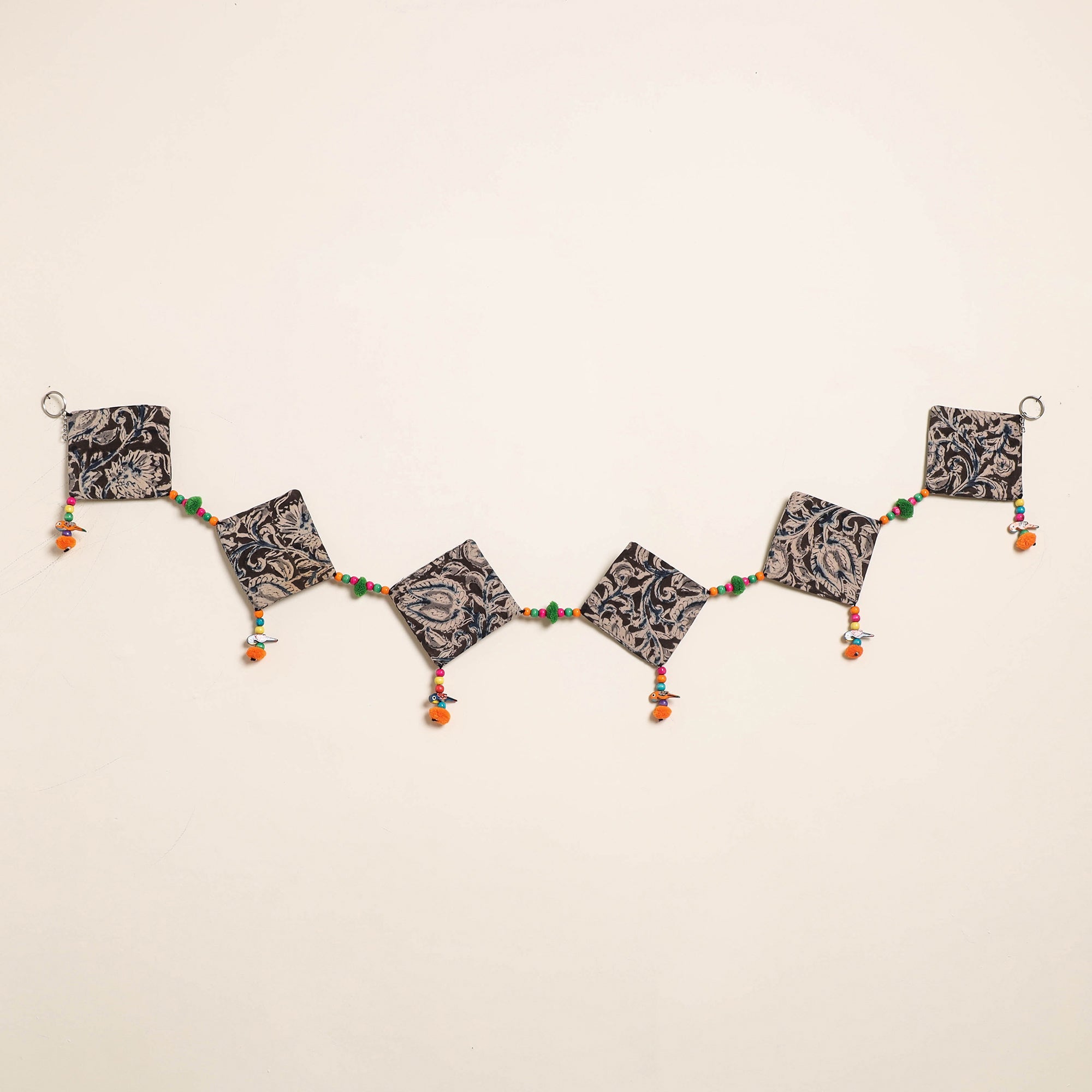 Handmade Bead Work Fabric Toran for Home Decor