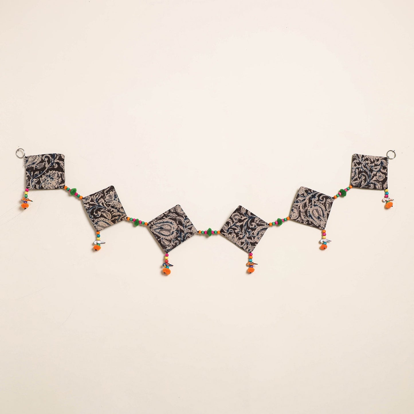 Handmade Bead Work Fabric Toran for Home Decor