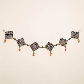 Handmade Bead Work Fabric Toran for Home Decor