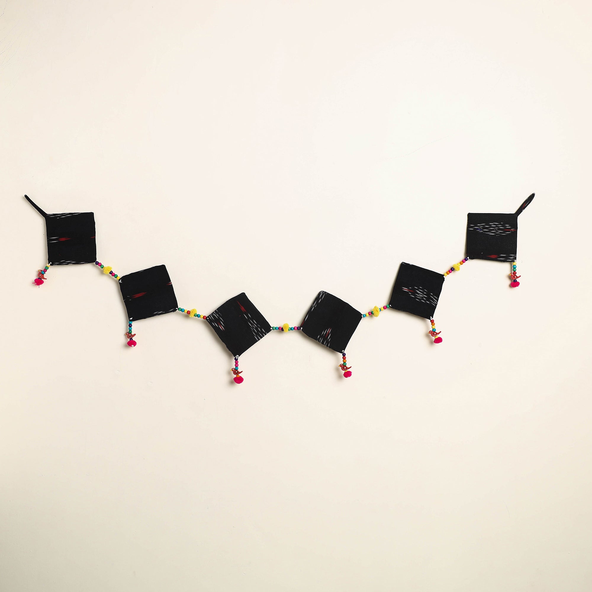 Handmade Bead Work Fabric Toran for Home Decor