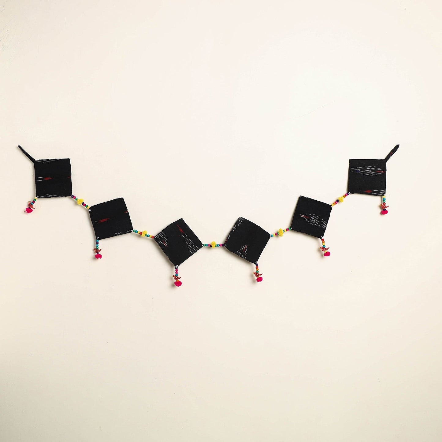 Handmade Bead Work Fabric Toran for Home Decor