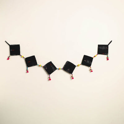 Handmade Bead Work Fabric Toran for Home Decor