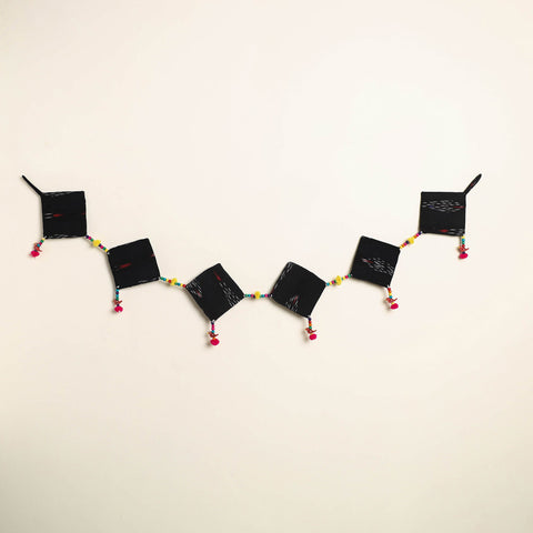 Handmade Bead Work Fabric Toran for Home Decor