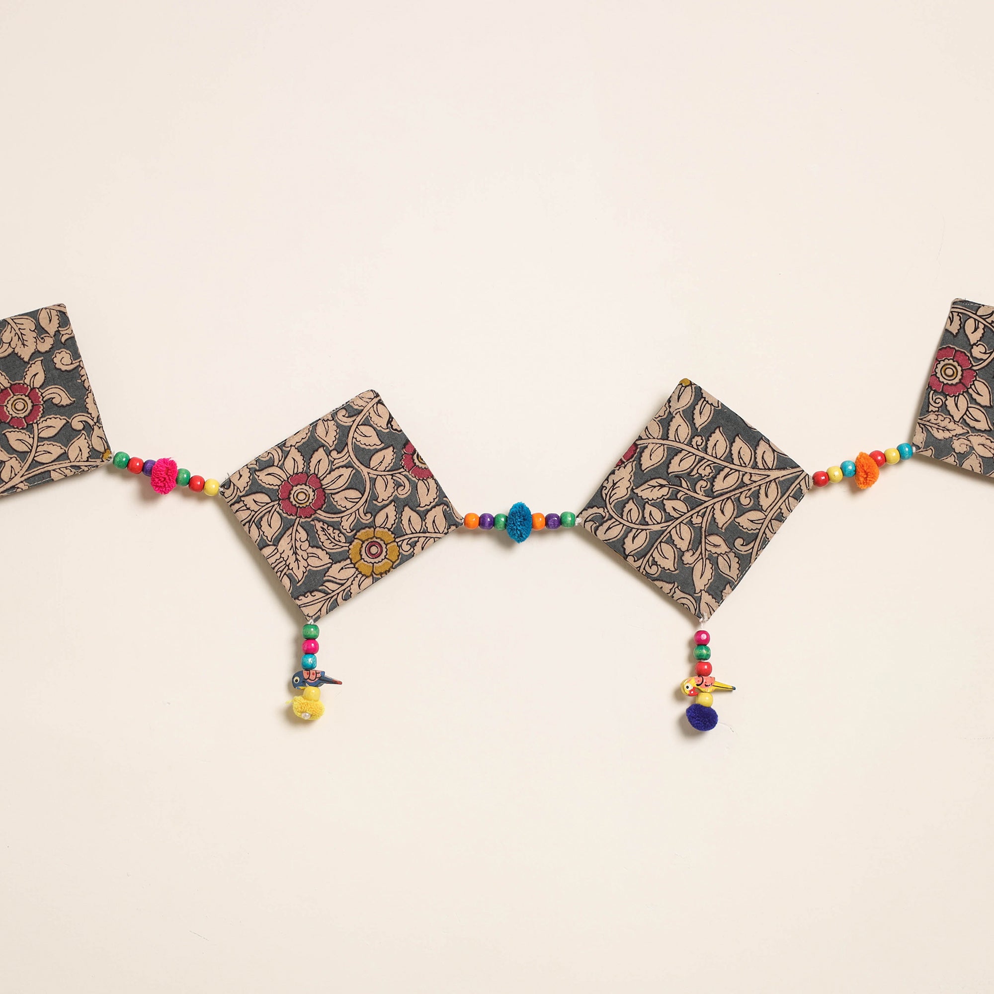 Handmade Bead Work Fabric Toran for Home Decor