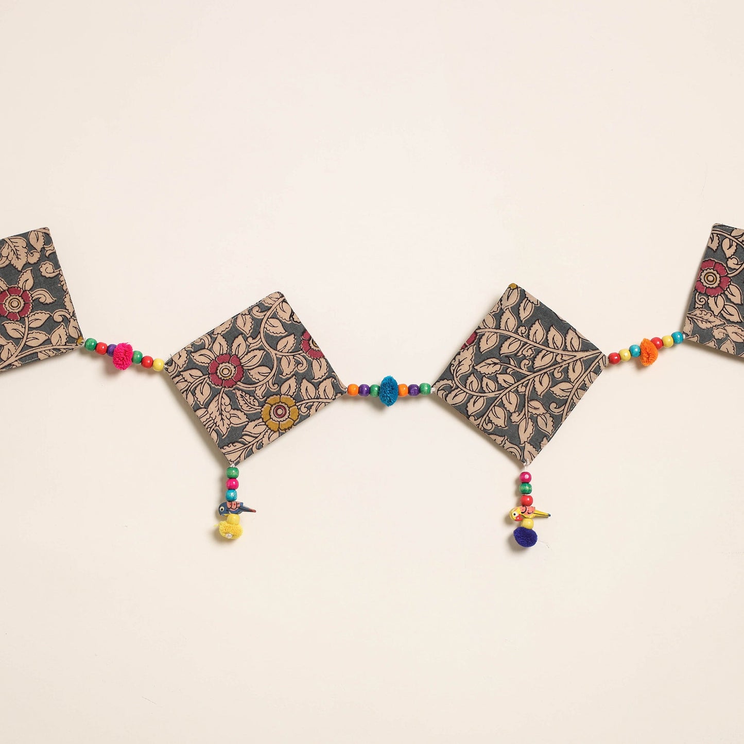 Handmade Bead Work Fabric Toran for Home Decor