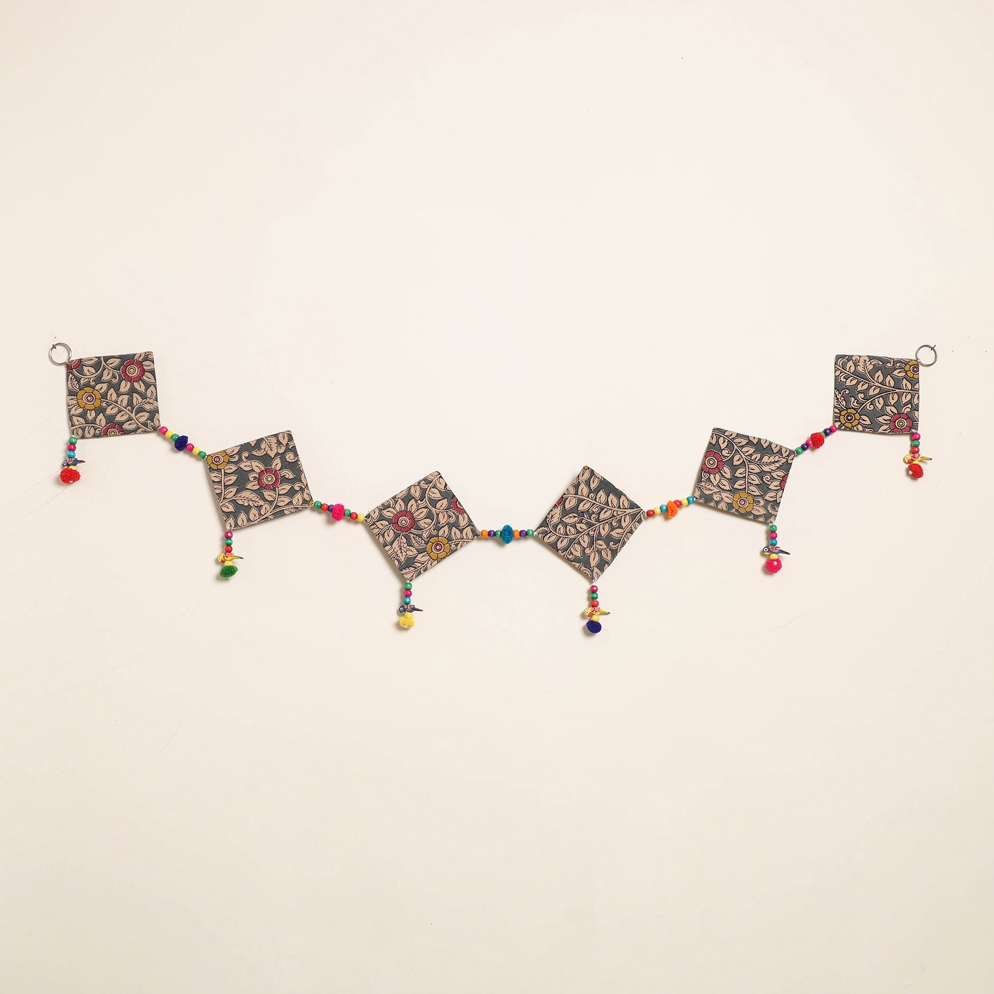 Handmade Bead Work Fabric Toran for Home Decor