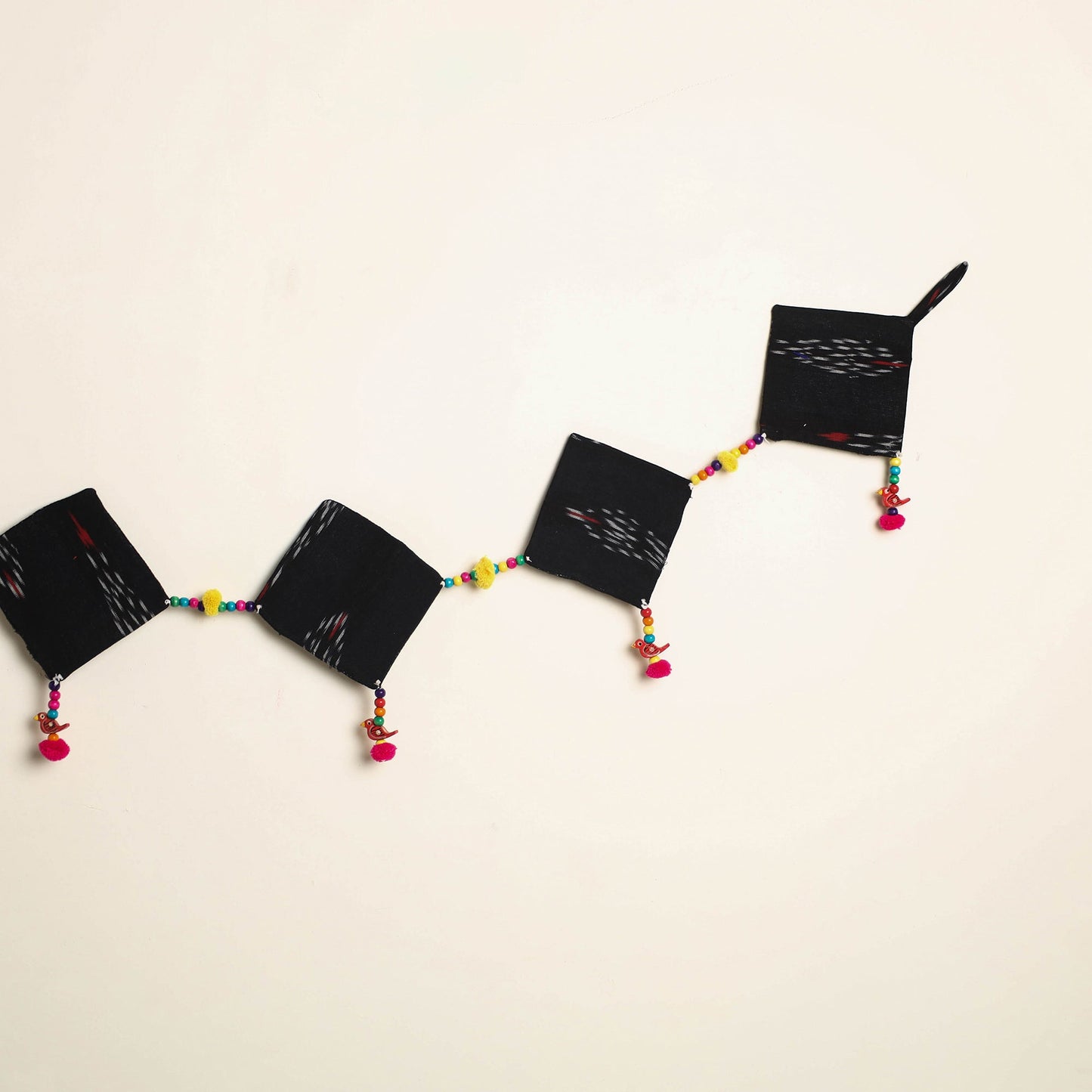 Handmade Bead Work Fabric Toran for Home Decor