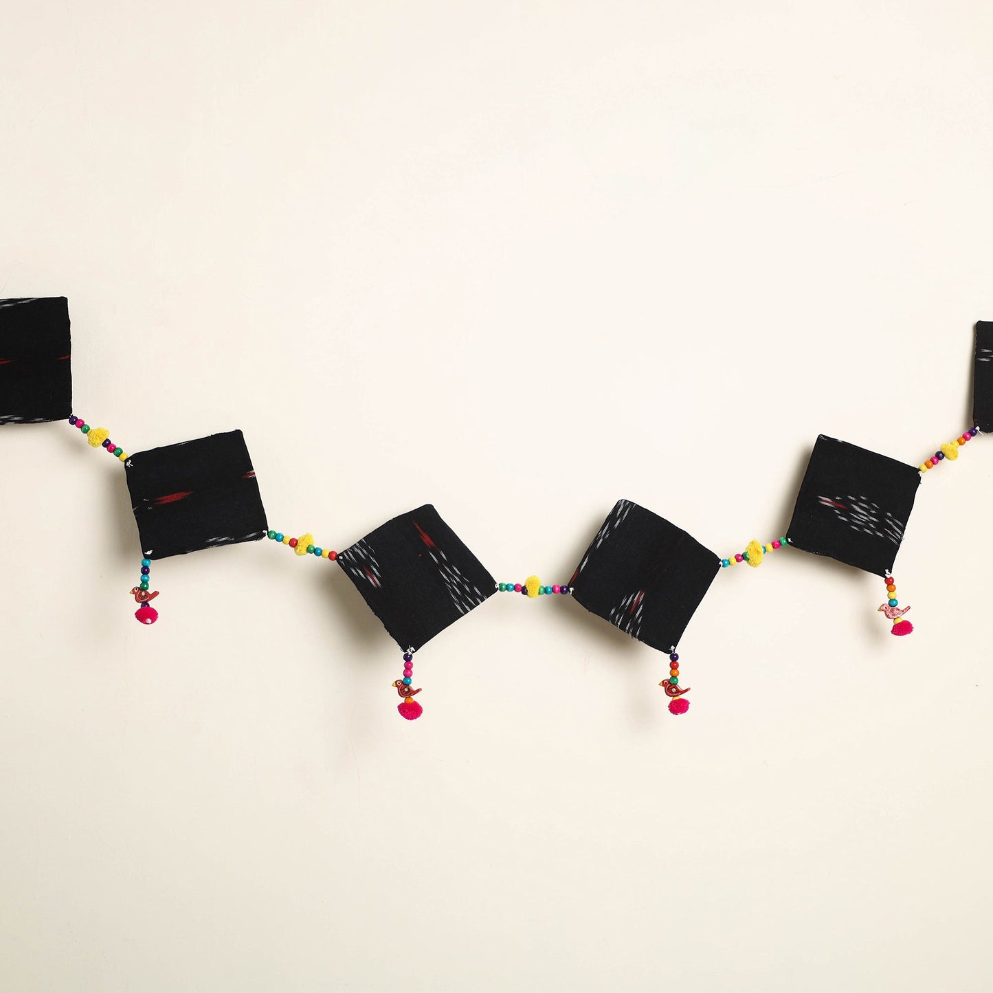 Handmade Bead Work Fabric Toran for Home Decor