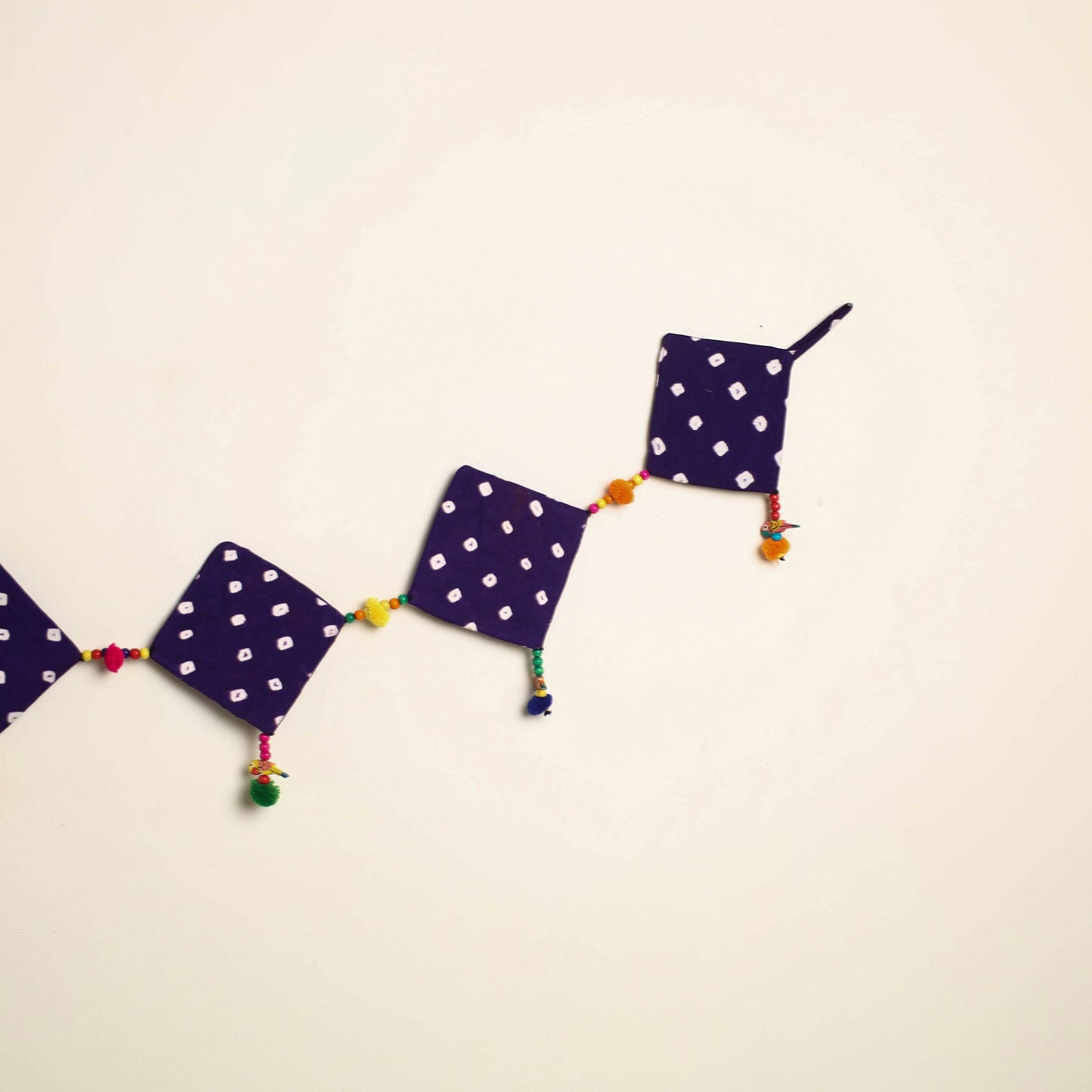 Handmade Bead Work Fabric Toran for Home Decor