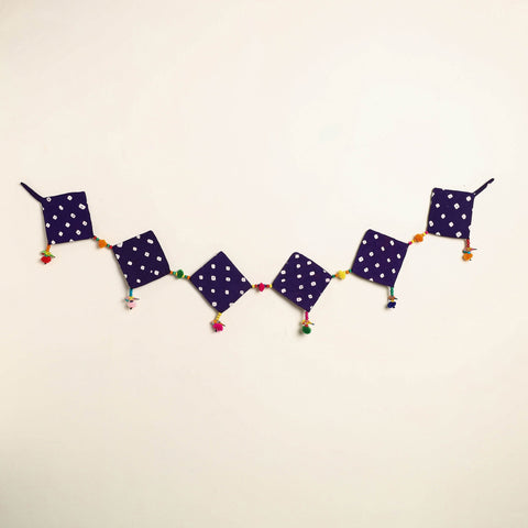 Handmade Bead Work Fabric Toran for Home Decor