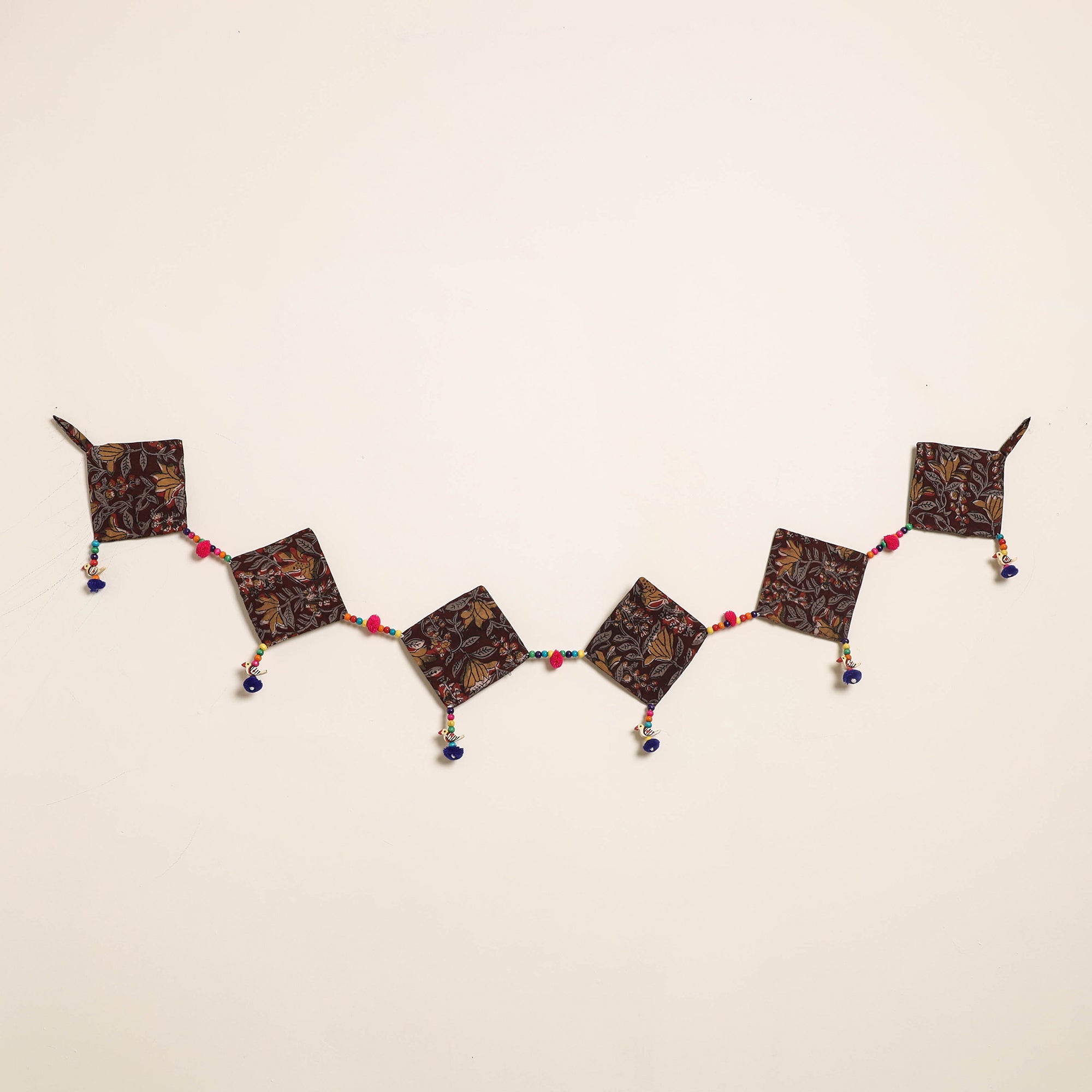 Handmade Bead Work Fabric Toran for Home Decor