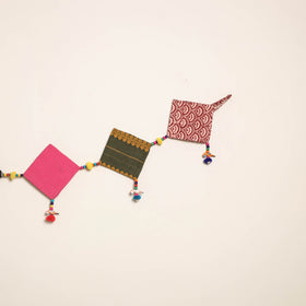 Handmade Bead Work Fabric Toran for Home Decor