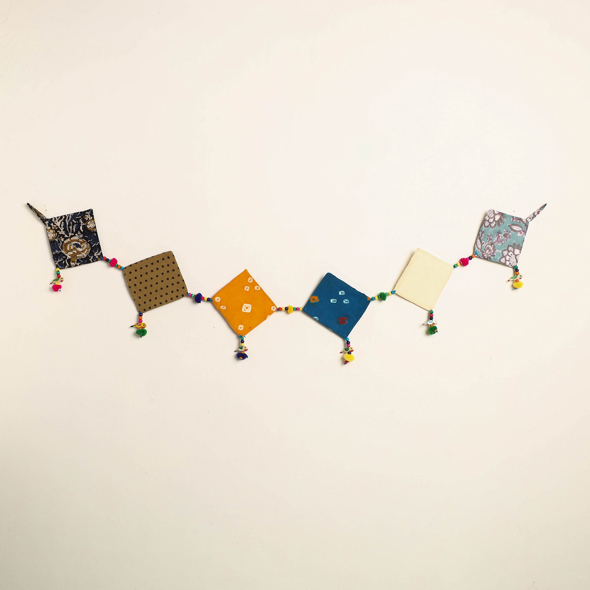 Handmade Bead Work Fabric Toran for Home Decor