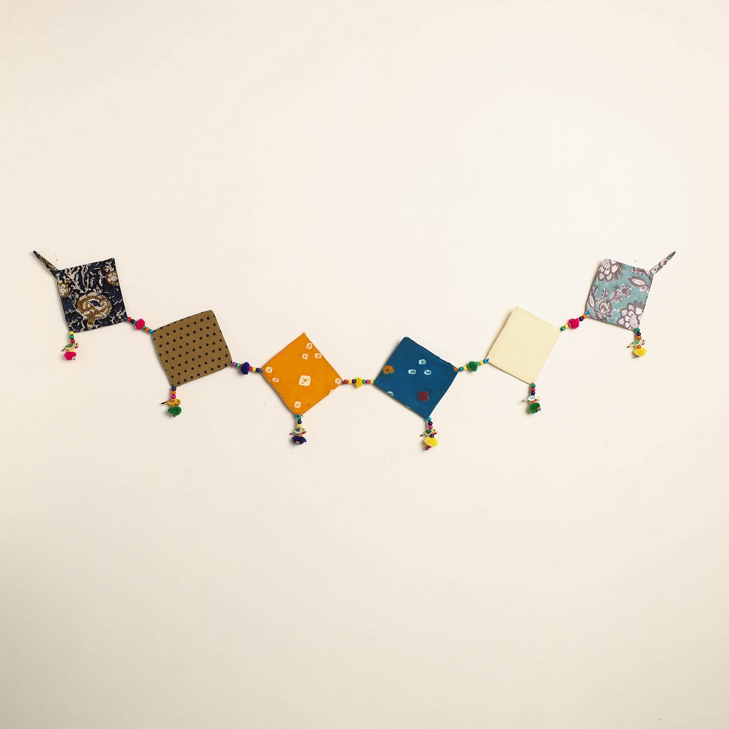 Handmade Bead Work Fabric Toran for Home Decor