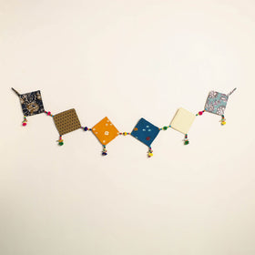 Handmade Bead Work Fabric Toran for Home Decor