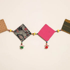 Handmade Bead Work Fabric Toran for Home Decor