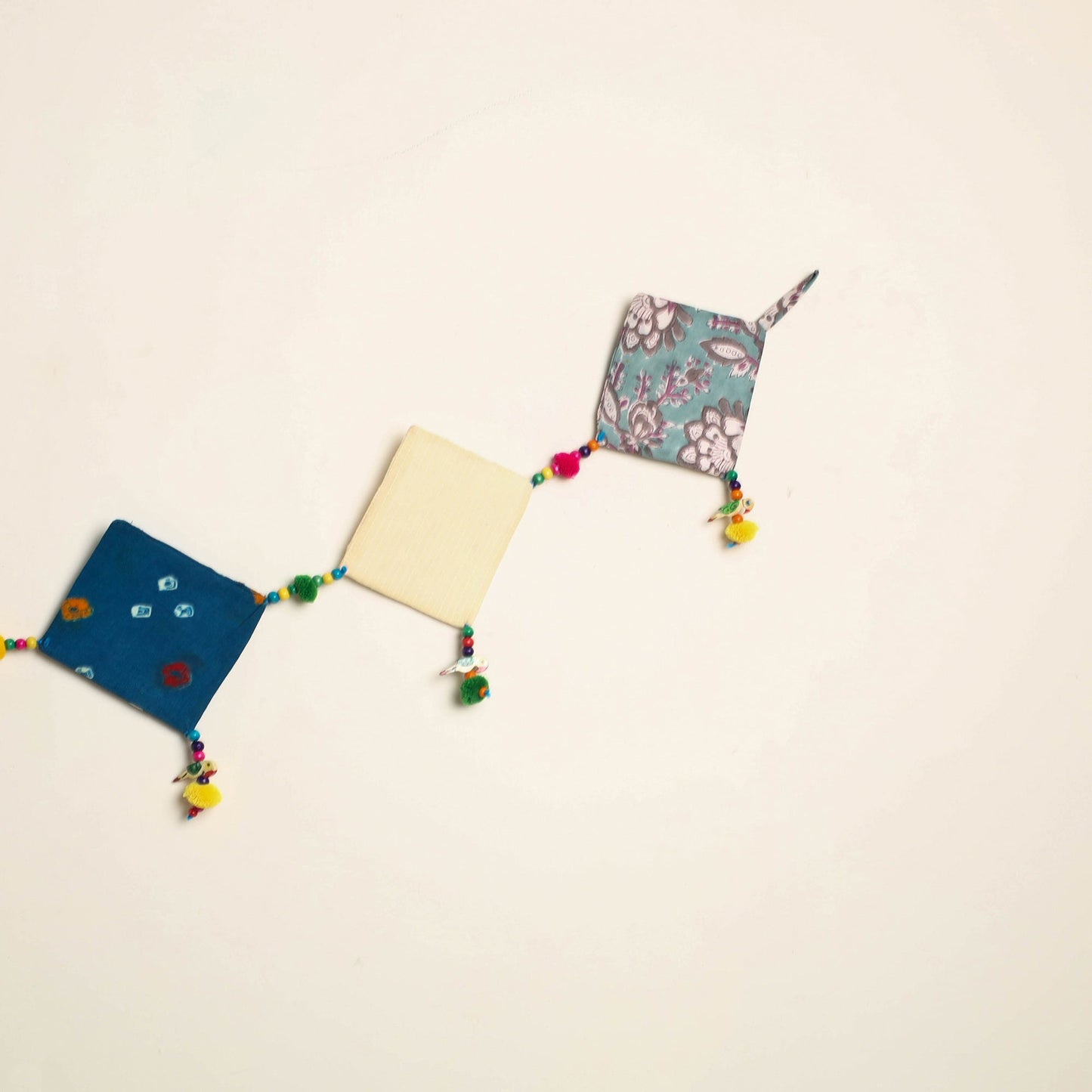 Handmade Bead Work Fabric Toran for Home Decor