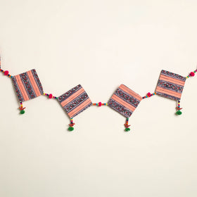 Handmade Bead Work Fabric Toran for Home Decor