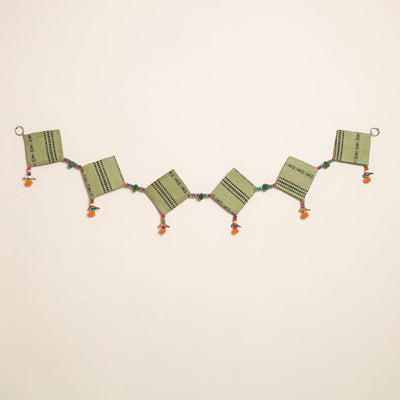 Handmade Bead Work Fabric Toran for Home Decor