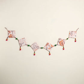 Handmade Bead Work Fabric Toran for Home Decor