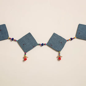 Handmade Bead Work Fabric Toran for Home Decor