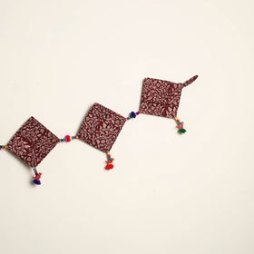 Handmade Bead Work Fabric Toran for Home Decor