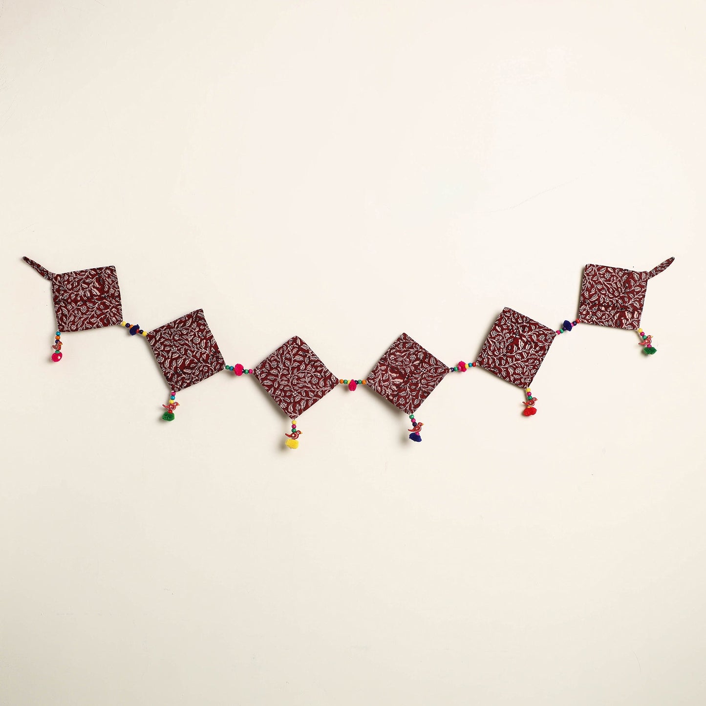 Handmade Bead Work Fabric Toran for Home Decor