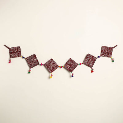 Handmade Bead Work Fabric Toran for Home Decor