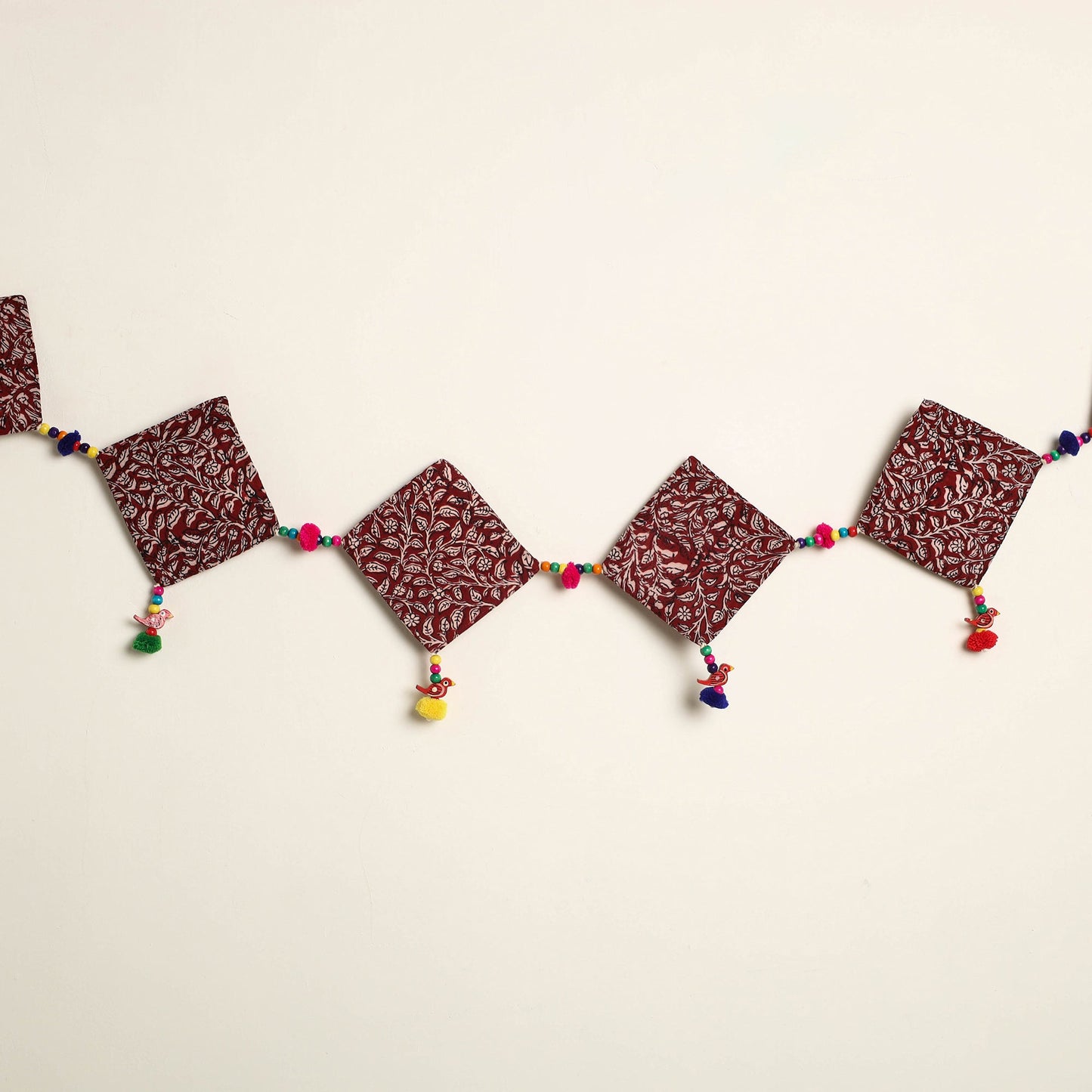 Handmade Bead Work Fabric Toran for Home Decor