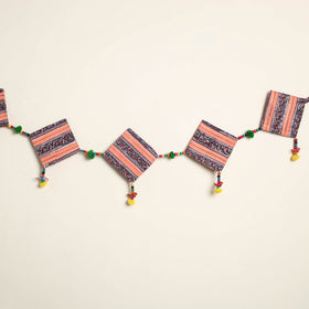 Handmade Bead Work Fabric Toran for Home Decor