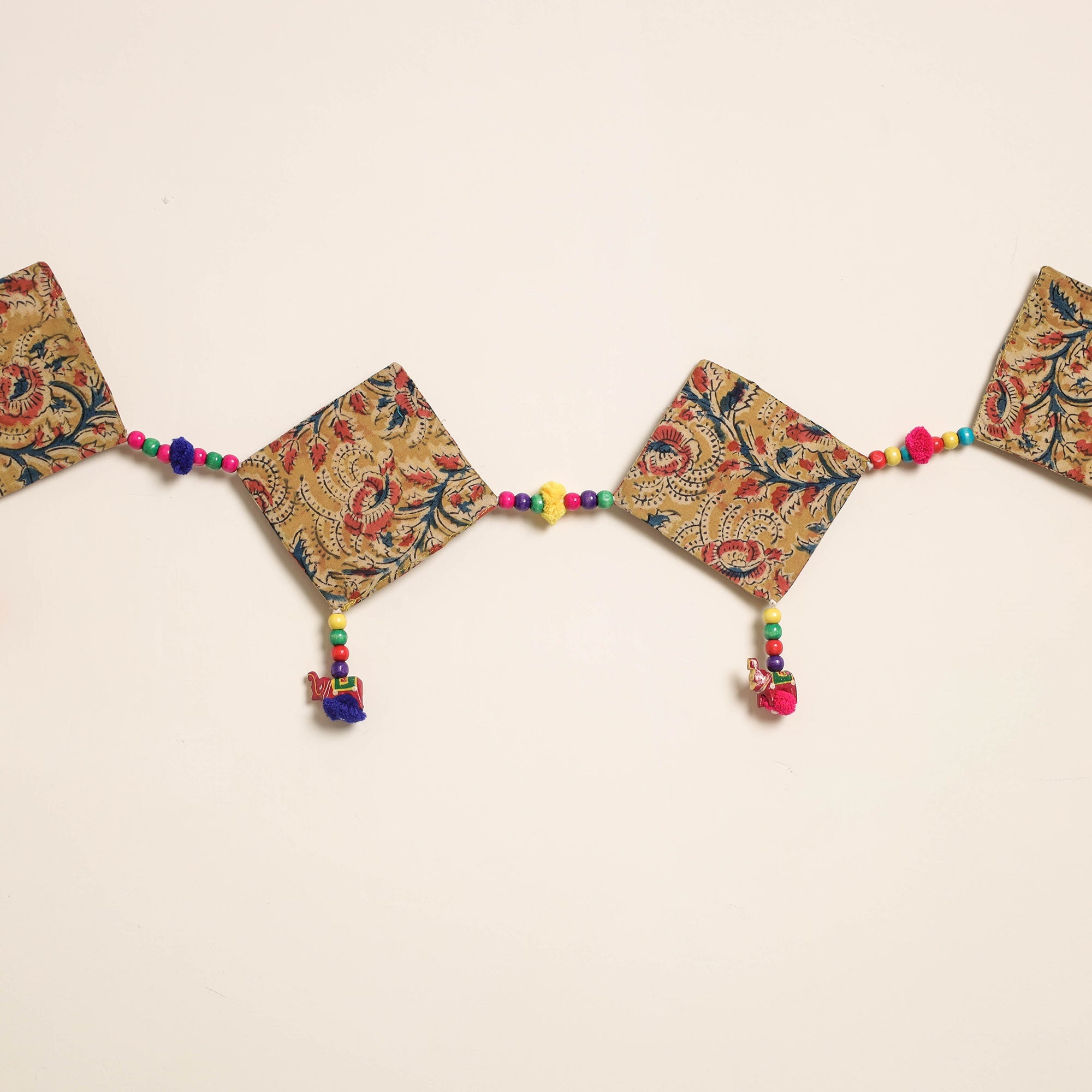 Handmade Bead Work Fabric Toran for Home Decor