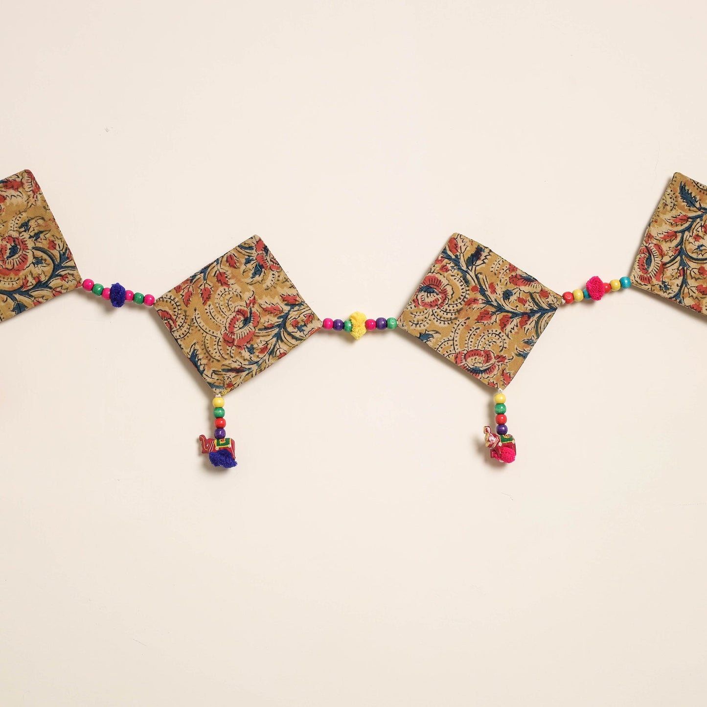 Handmade Bead Work Fabric Toran for Home Decor