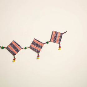 Handmade Bead Work Fabric Toran for Home Decor