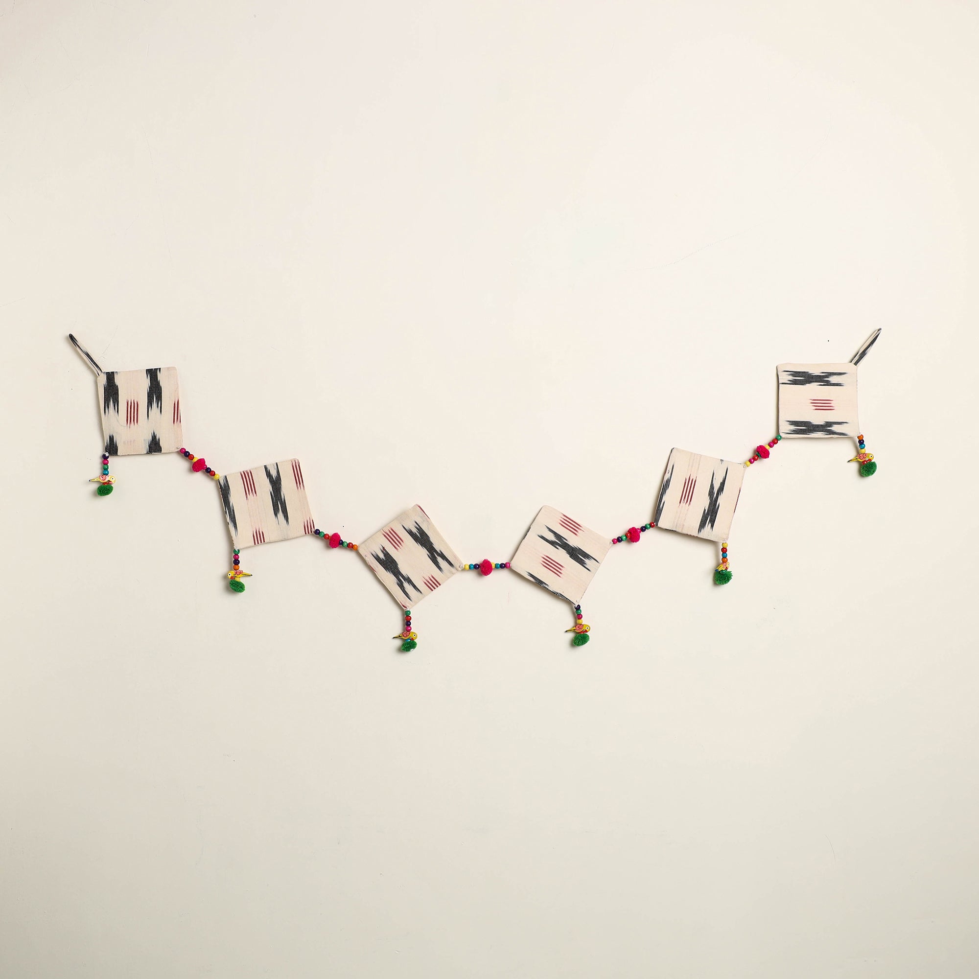 Handmade Bead Work Fabric Toran for Home Decor