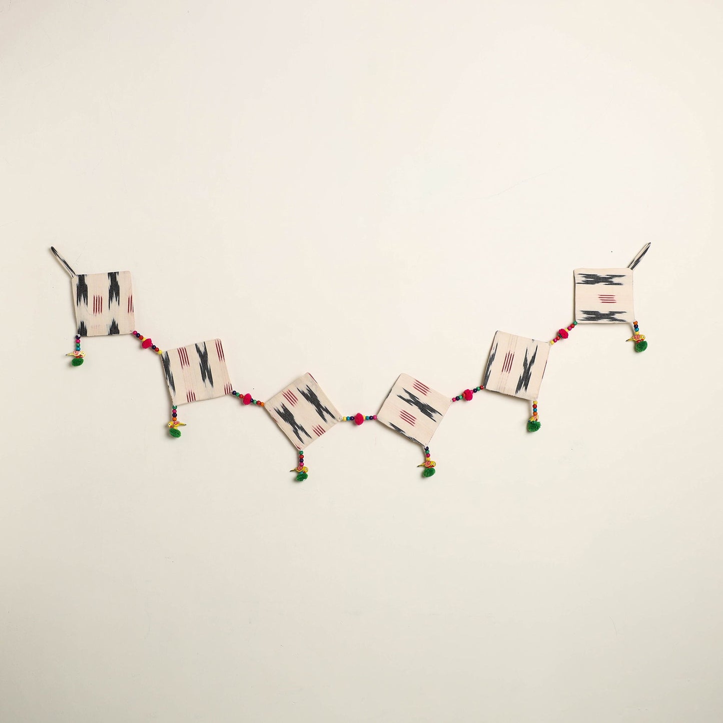 Handmade Bead Work Fabric Toran for Home Decor