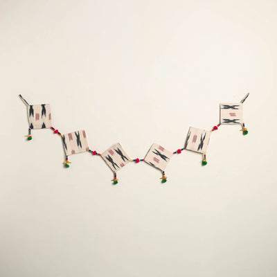 Handmade Bead Work Fabric Toran for Home Decor