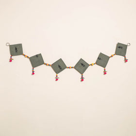 Handmade Bead Work Fabric Toran for Home Decor