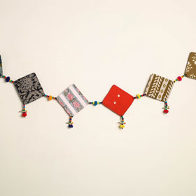 Handmade Bead Work Fabric Toran for Home Decor