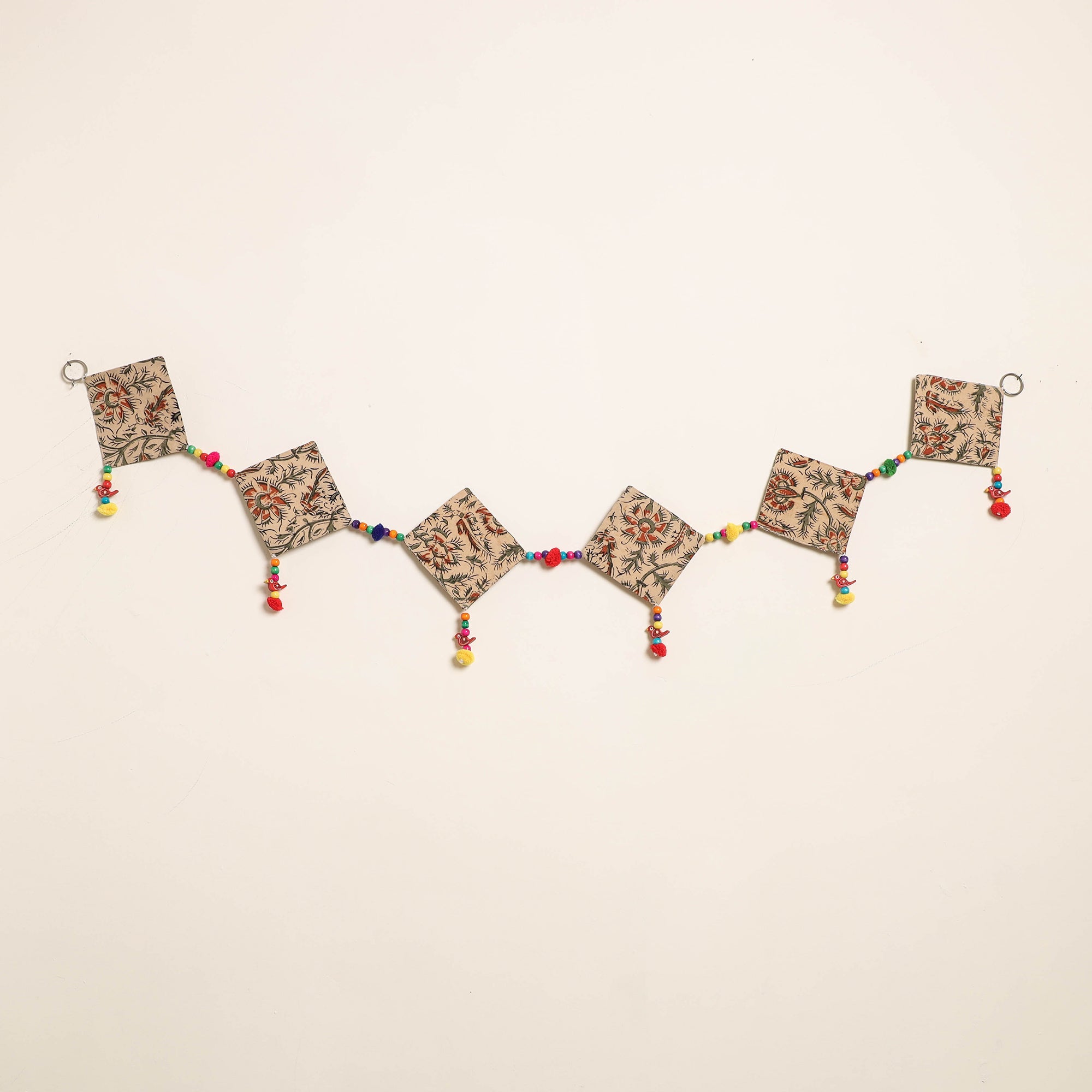 Handmade Bead Work Fabric Toran for Home Decor