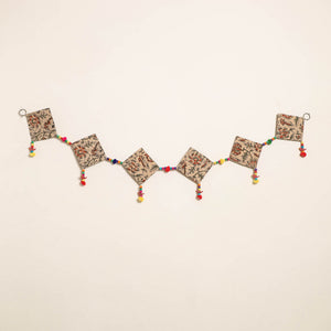Handmade Bead Work Fabric Toran for Home Decor