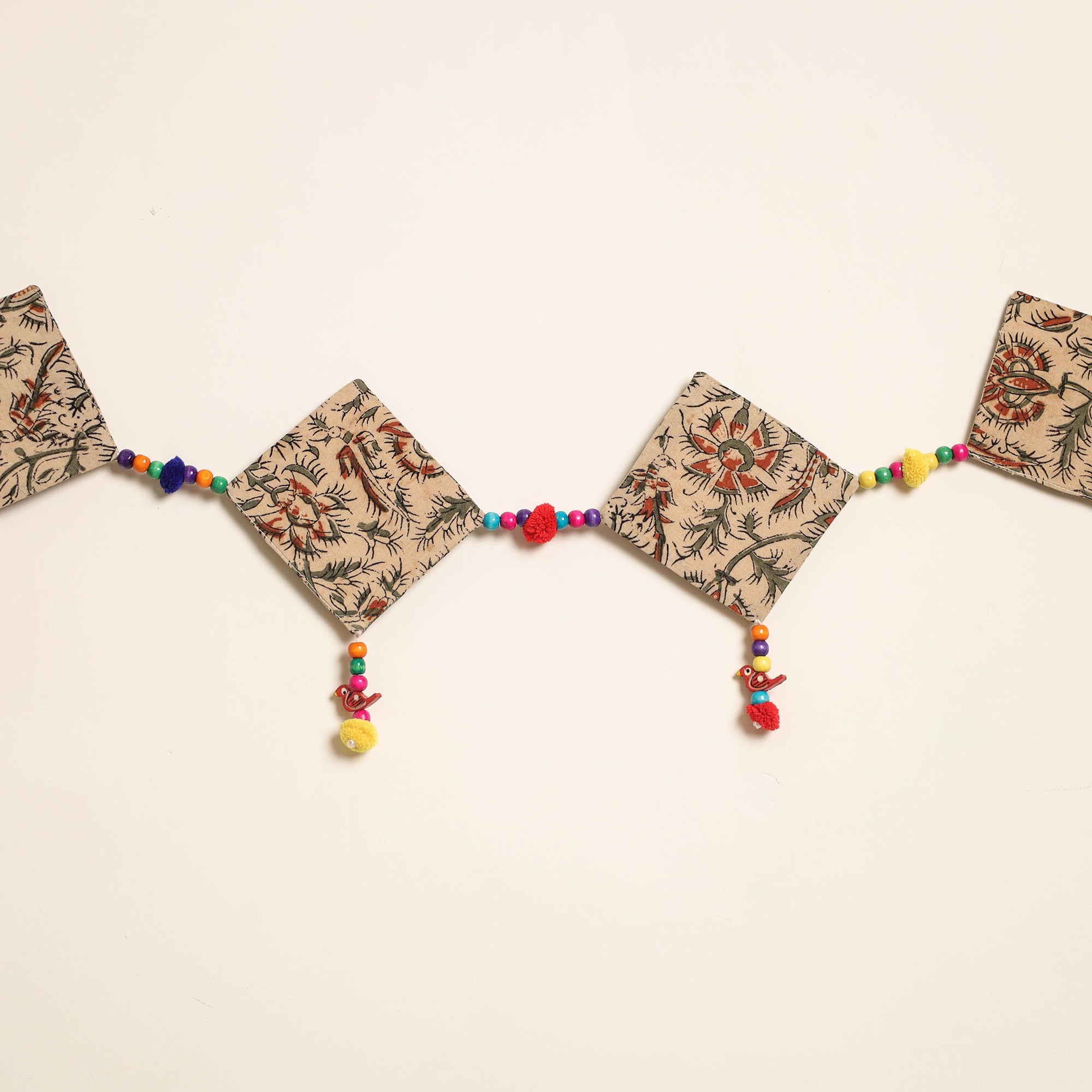 Handmade Bead Work Fabric Toran for Home Decor