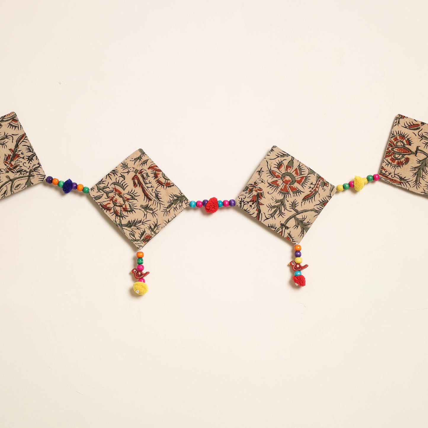 Handmade Bead Work Fabric Toran for Home Decor