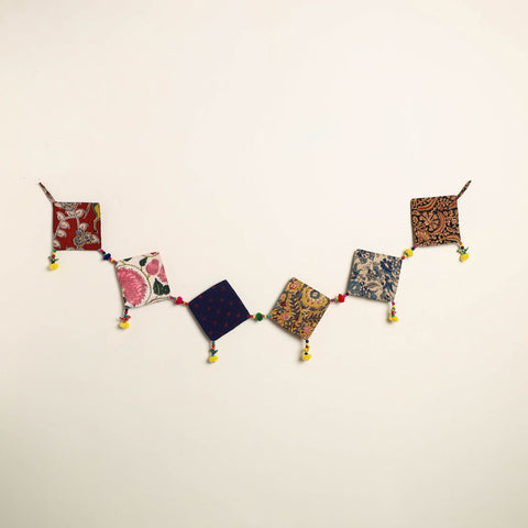 Handmade Bead Work Fabric Toran for Home Decor