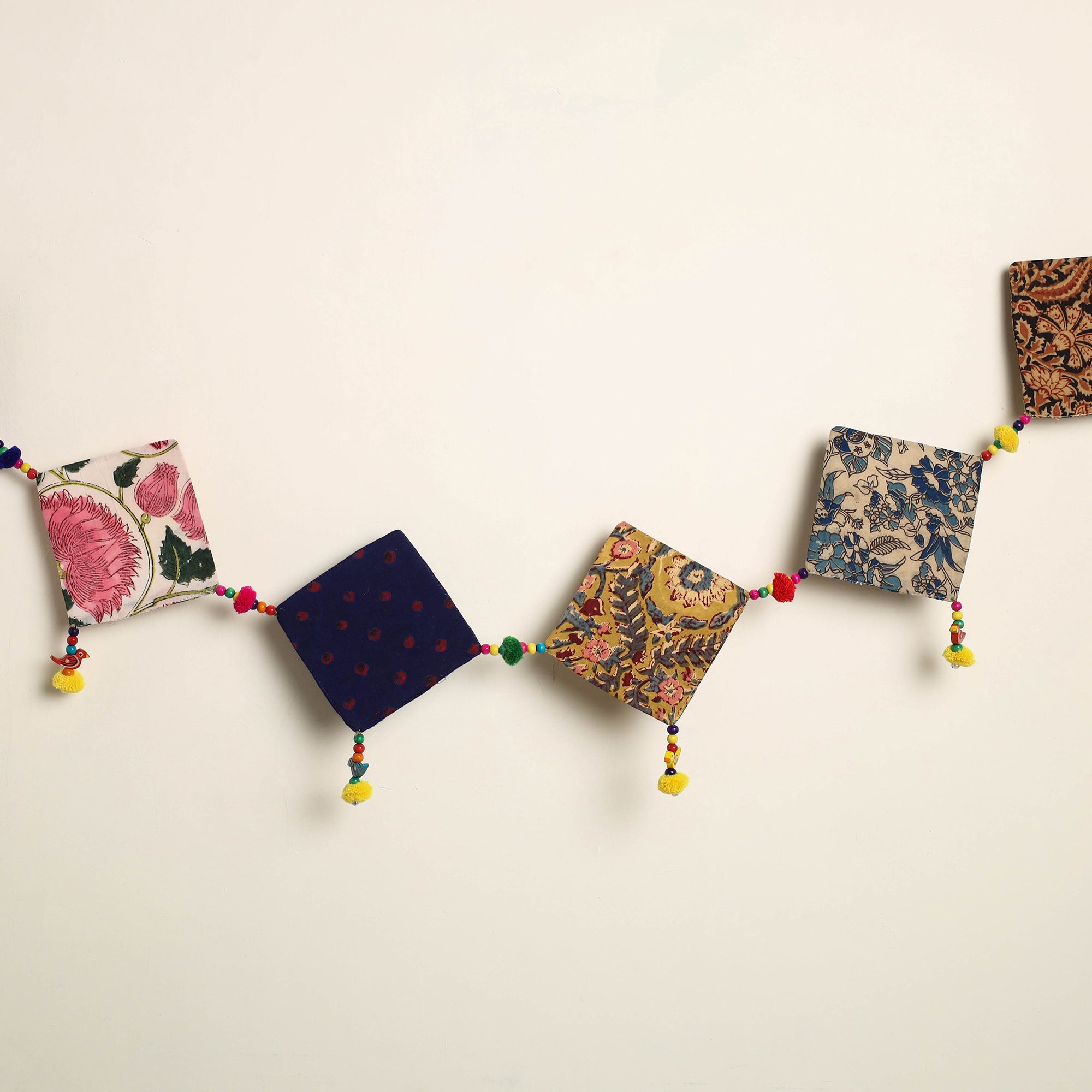 Handmade Bead Work Fabric Toran for Home Decor