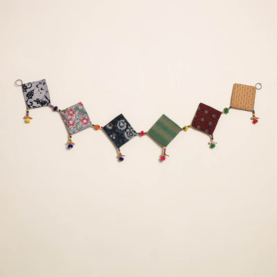 Handmade Bead Work Fabric Toran for Home Decor