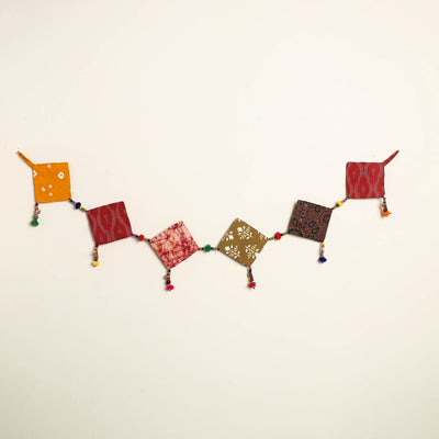 Handmade Bead Work Fabric Toran for Home Decor