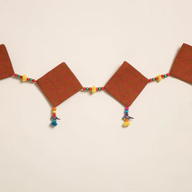 Handmade Bead Work Fabric Toran for Home Decor