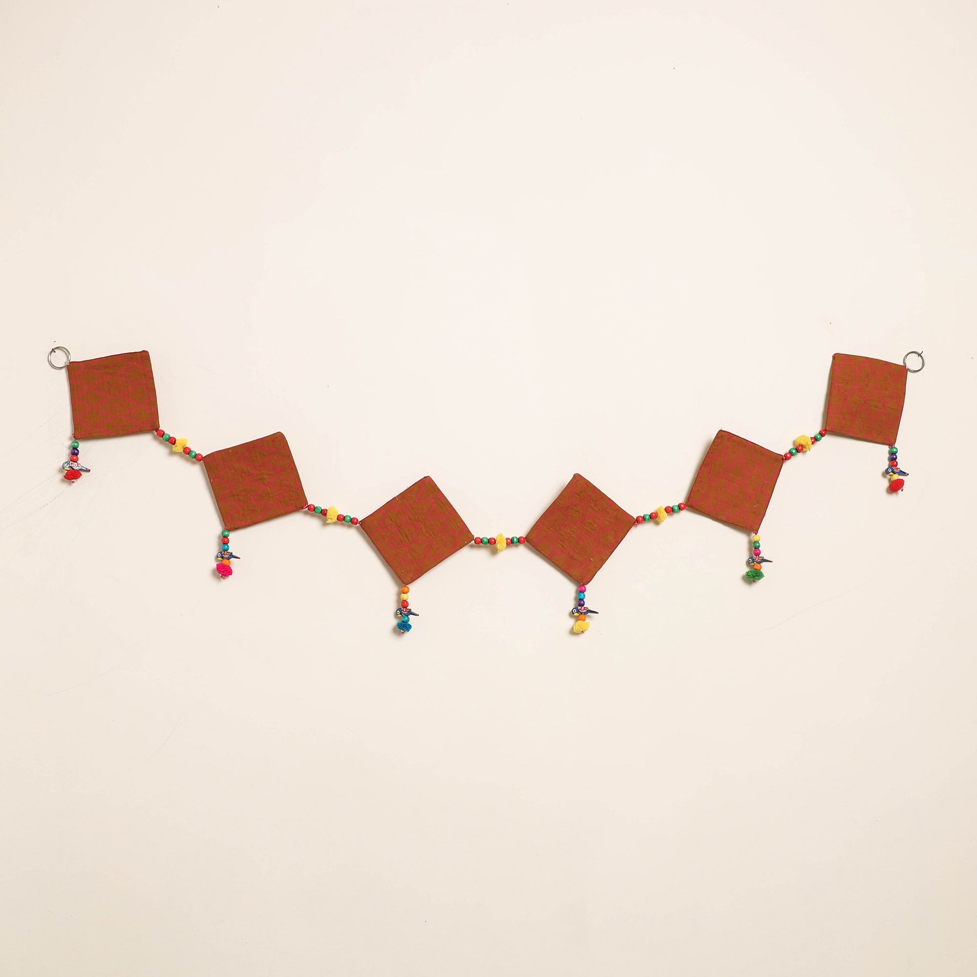 Handmade Bead Work Fabric Toran for Home Decor