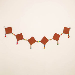 Handmade Bead Work Fabric Toran for Home Decor