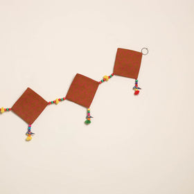 Handmade Bead Work Fabric Toran for Home Decor